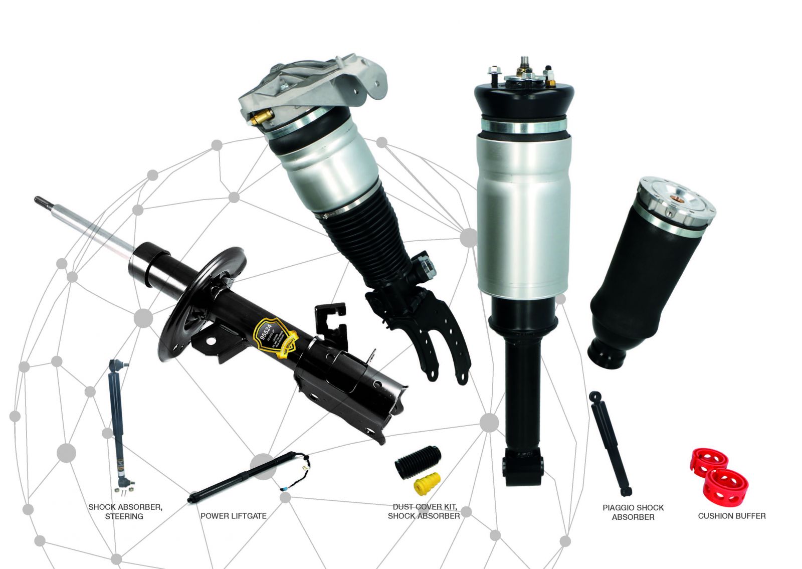Japanparts Group amplia il portafoglio di soluzioni con una nuova famiglia di ammortizzatori